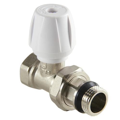 Регулирующий клапан для радиатора ручной прямой  (с уплотнительным кольцом) 3/4" СТМ ТЕРМО