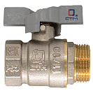 Кран шаровой для воды 3/4" г/ш бабочка CTM СТАНДАРТ_2