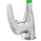 Смеситель FLOE FK234-GG для кухни,  40 мм,  на гайке,  с боковой ручкой,  с гибким салатовым изливом_3