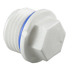 Заглушка полипропиленовая PP-R резьбовая DN 25 СТМ ПЛАСТ_1