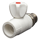 Кран шаровой PP-R для радиатора прямой DN 20х3/4" СТМ ПЛАСТ_4