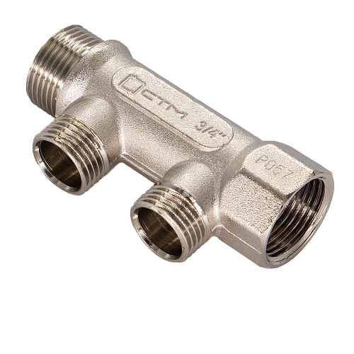 Коллектор 2 выхода (наружная резьба) 1"х1/2" СТМ Коллектор 2 выхода (наружная резьба) 1"х1/2" СТМ