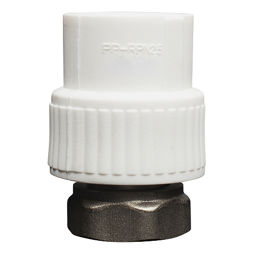 Муфта полипропиленовая PP-R комб. с нак.гайкой в./р. DN 20х1/2" СТМ ПЛАСТ