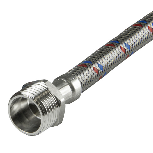 Подводка для воды сталь 1/2" г/ш 80 cм CTM