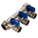 Коллектор 3 выхода шар.кран (наружная резьба) 3/4"х1/2" СТМ_2