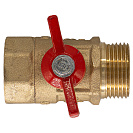 Кран шаровой для воды 1" г/ш бабочка ГАЛЛОП ПРАКТИК 131_3