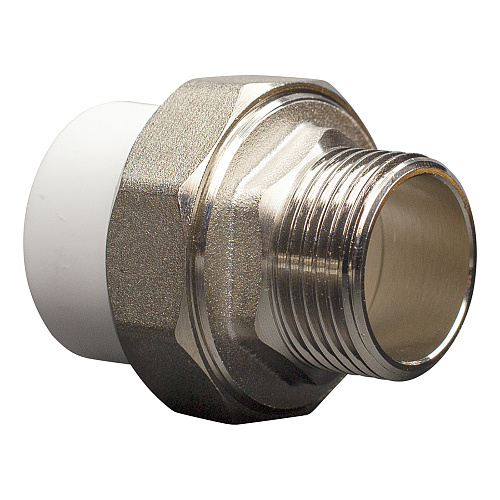 Муфта полипропиленовая PP-R комб. разъемная н./р. DN 32х1" СТМ ПЛАСТ