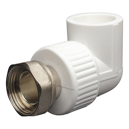 Угольник PP-R комб. c нак.гайкой вн./р. DN 25х3/4" CТМ ПЛАСТ