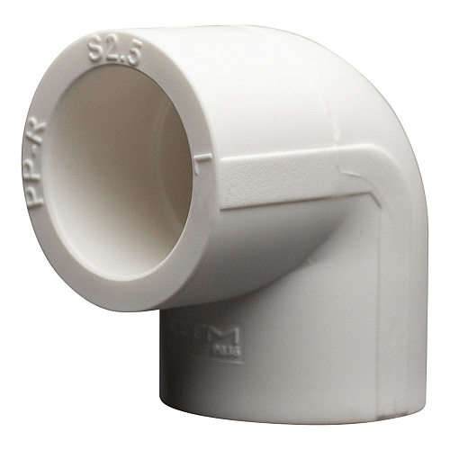 Угольник PP-R 90 град. DN 40 СТМ ПЛАСТ Угольник PP-R 90 град. DN 40 СТМ ПЛАСТ