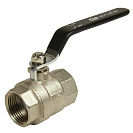 Кран шаровой для воды 1" г/г рычаг,  никель,  ONDO