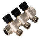 Коллектор 3 выхода вентиль н/р  3/4х1/2 СТМ_3