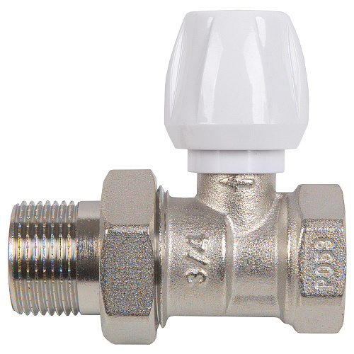 Регулирующий клапан для радиатора ручной прямой  3/4" СТМ ТЕРМО