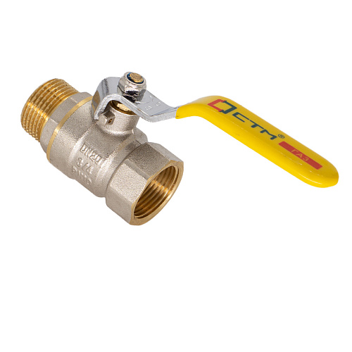Кран шаровой для газа 3/4" г/ш рычаг CTM ГАЗ Кран шаровой для газа 3/4" г/ш рычаг CTM ГАЗ