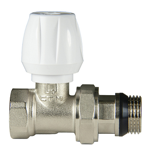 Регулирующий клапан для радиатора ручной прямой  (с уплотнительным кольцом) 3/4" СТМ ТЕРМО