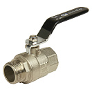 Кран шаровой для воды 3/4" г/ш рычаг,  никель,  ONDO