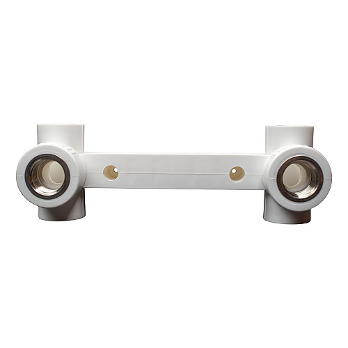 Тройник PP-R двойной комб. с крепл. вн./р. DN 20х1/2" СТМ ПЛАСТ