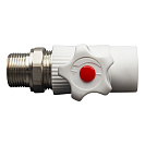 Кран шаровой PP-R для радиатора прямой DN 25х1/2" СТМ ПЛАСТ_3