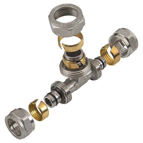 Тройник переходной 16х20х16 CTM Тройник переходной 16х20х16 CTM