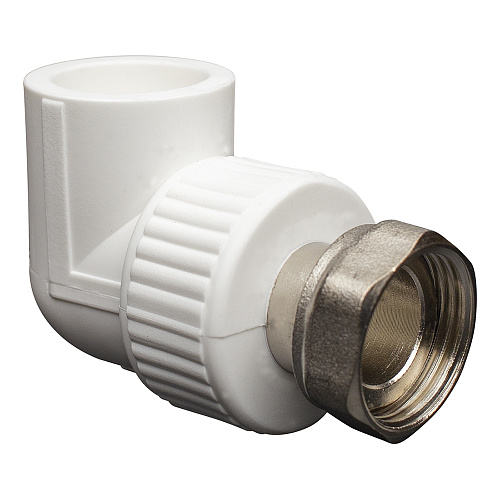 Угольник PP-R комб. c нак.гайкой вн./р. DN 25х3/4" CТМ ПЛАСТ