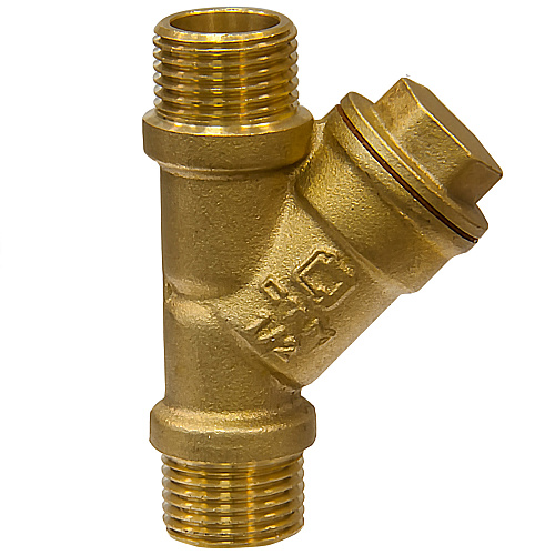 Фильтр сетчатый латунный    1/2" ш/ш CTM Фильтр сетчатый латунный    1/2" ш/ш CTM