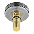 Термометр биметаллический d 40мм,  с погружной гильзой,  измерение до +120°С СТМ_4