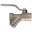 Кран шаровой 1/2" с фильтром рычаг CTM СТАНДАРТ_1
