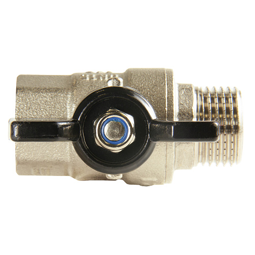 Кран шаровой для воды 1/2" г/ш бабочка, никель, ONDO Кран шаровой для воды 1/2" г/ш бабочка, никель, ONDO