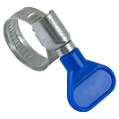 Хомут стальной винтовой с барашком 3/4" (10-19мм) 9мм СТМ_1