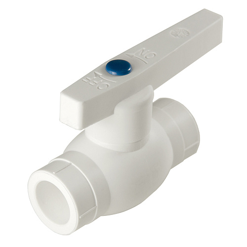 Кран шаровой PP-R DN 20 СТМ ПЛАСТ (шар стальной)