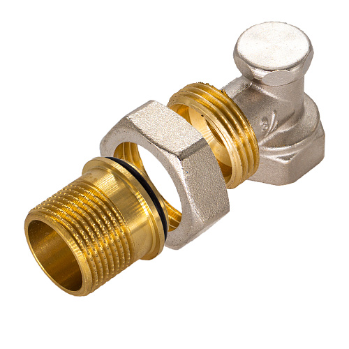 Запорный клапан для радиатора угловой 1/2" СТМ ТЕРМО