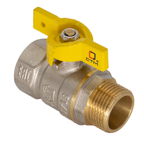 Кран шаровой для газа 1/2" г/ш бабочка CTM ГАЗ Кран шаровой для газа 1/2" г/ш бабочка CTM ГАЗ