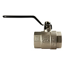 Кран шаровой для воды 1-1/2" г/г рычаг,  никель,  ONDO_3