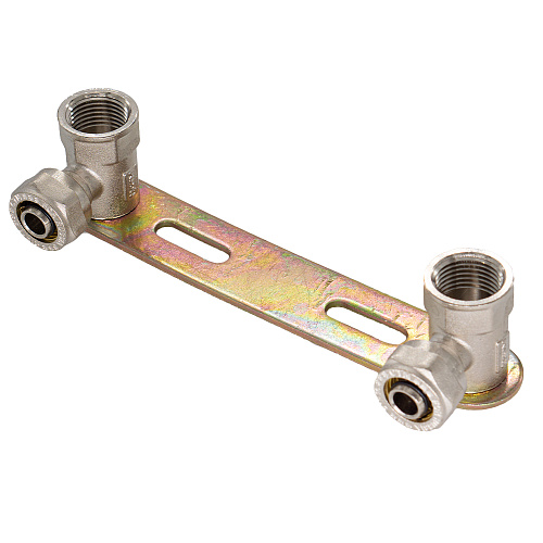 Уголок на планке для крепл. смес. в/р 16х1/2 CTM Уголок на планке для крепл. смес. в/р 16х1/2 CTM