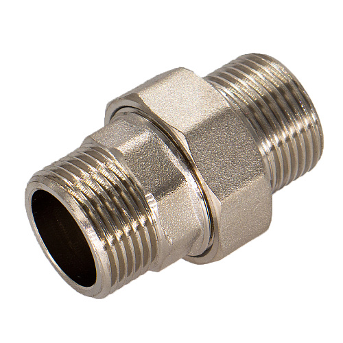 Муфта латунная резьбовая разъемная  с накид. гайкой  1/2" ш/ш CTM