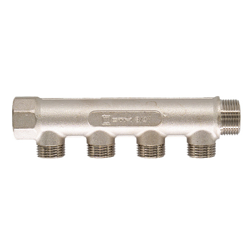 Коллектор 4 выхода (наружная резьба) 3/4"х1/2" СТМ Коллектор 4 выхода (наружная резьба) 3/4"х1/2" СТМ