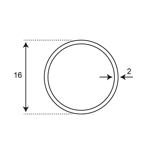Труба металлопластиковая 16х2 (уценка) CTM (бухта 200м)