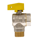 Кран шаровой для газа угловой 1/2" ш/г бабочка CTM ГАЗ_1