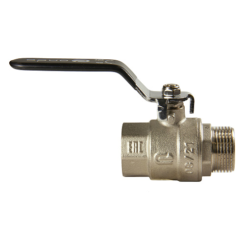 Кран шаровой для воды 3/4" г/ш рычаг, никель, ONDO Кран шаровой для воды 3/4" г/ш рычаг, никель, ONDO