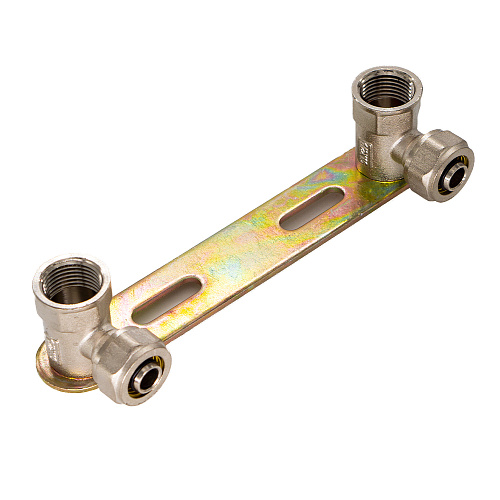 Уголок на планке для крепл. смес. в/р 16х1/2 CTM Уголок на планке для крепл. смес. в/р 16х1/2 CTM