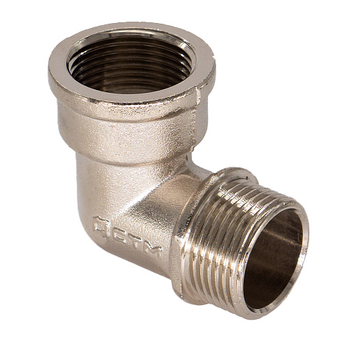 Уголок латунный с ограничителем  3/4" г/ш CTM