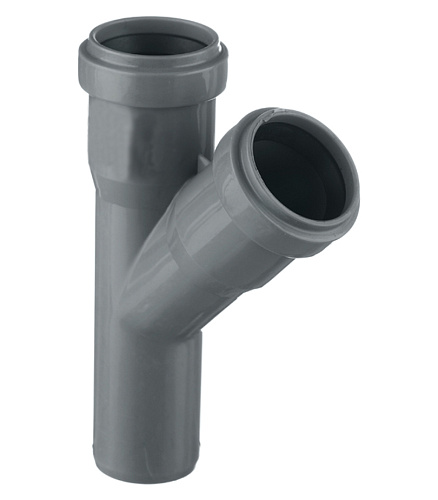 Тройник канализационный 45 град. DN 32 Тройник канализационный 45 град. DN 32