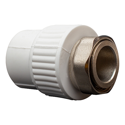 Муфта полипропиленовая PP-R комб. с нак.гайкой в./р. DN 25х3/4" СТМ ПЛАСТ