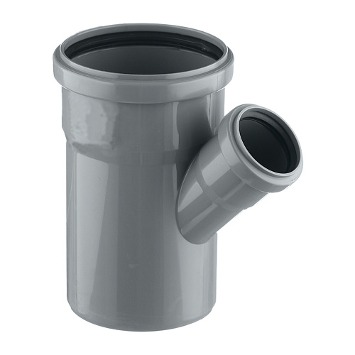 Тройник канализационный перех. 45 град. DN 110х50 Тройник канализационный перех. 45 град. DN 110х50