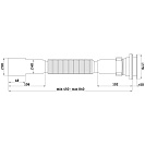 Сифон гофрированный 1 1/2"*40/50_1