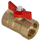 Кран шаровой для воды 3/4" г/г бабочка ГАЛЛОП ПРАКТИК 130_2