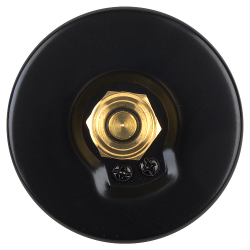 Термо-манометр аксиального подключения 1/4" c переходником на 1/2'', измерение до 10 бар, до +120°С