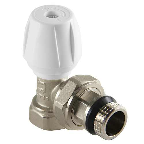 Регулирующий клапан для радиатора ручной угловой (с уплотнительным кольцом) 3/4" СТМ ТЕРМО