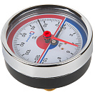 Термо-манометр аксиального подключения 1/4" c переходником на 1/2'',  измерение до 10 бар,  до +120°С_2