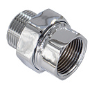 Соединение прямое г/ш 3/4" с накидной гайкой для п/с хромированное СТМ ТЕРМО_2