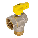 Кран шаровой для газа угловой 1/2" ш/г бабочка CTM ГАЗ